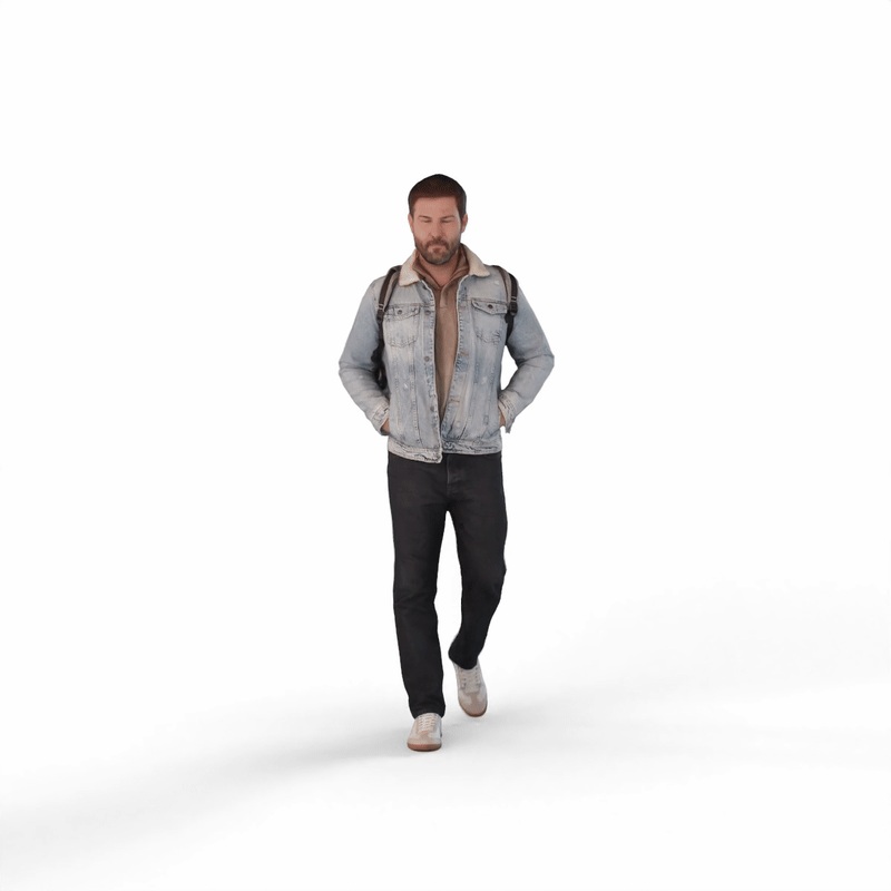 4D postava – statický náhľad